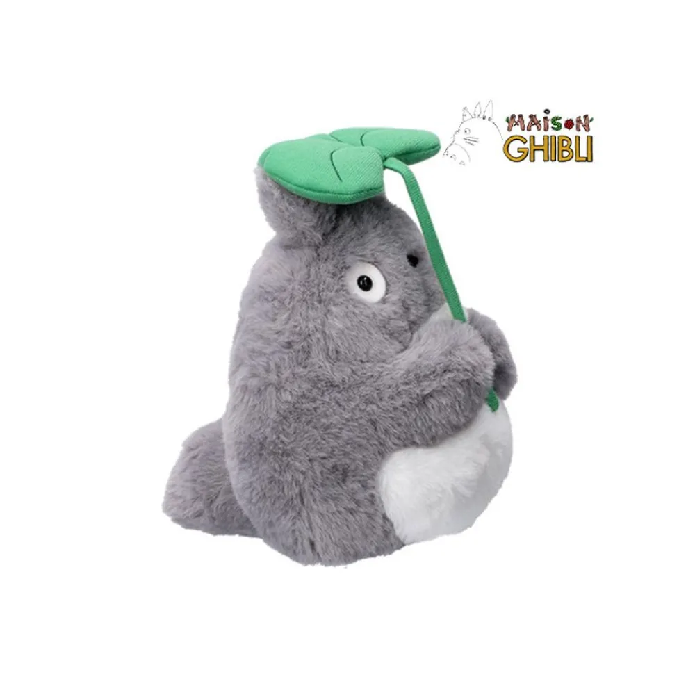 Clearance Maison Ghibli Nakayoshi Plush Big Totoro With Leaf - My Neighbor Totoro