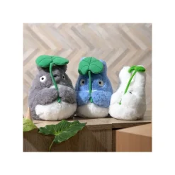 New Maison Ghibli Nakayoshi Plush Small Totoro With Leaf - My Neighbor Totoro