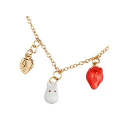 Discount Maison Ghibli Necklace Strawberry And White Totoro - My Neighbor Totoro