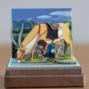 New Maison Ghibli Paper Craft Ashitaka Et Yakul - Princess Mononoke