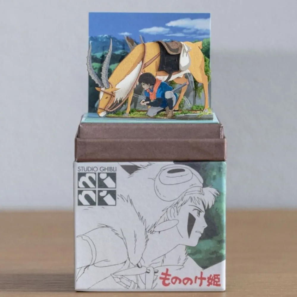 New Maison Ghibli Paper Craft Ashitaka Et Yakul - Princess Mononoke