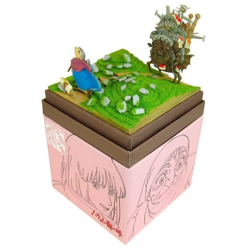 Maison Ghibli Paper Craft Howl'S Castle & Sophie - Howl'S Moving Castle
