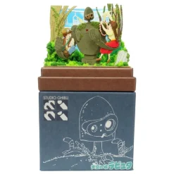 Clearance Maison Ghibli Paper Craft Sheeta & Pazu With Robot Soldier - Castle In The Sky