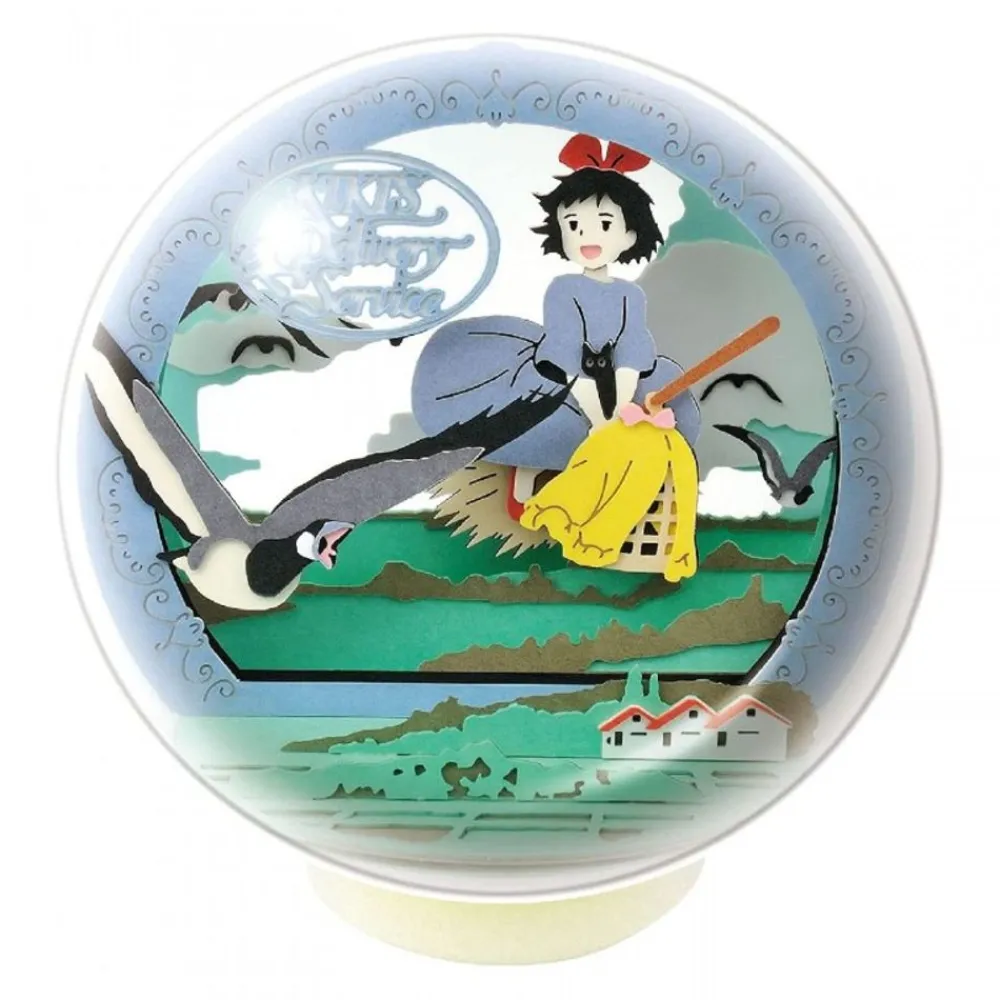 Sale Maison Ghibli Paper Theater Ball Kiki On Her Broom -Kiki'S Delivery Service