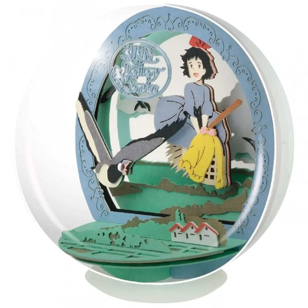 Sale Maison Ghibli Paper Theater Ball Kiki On Her Broom -Kiki'S Delivery Service