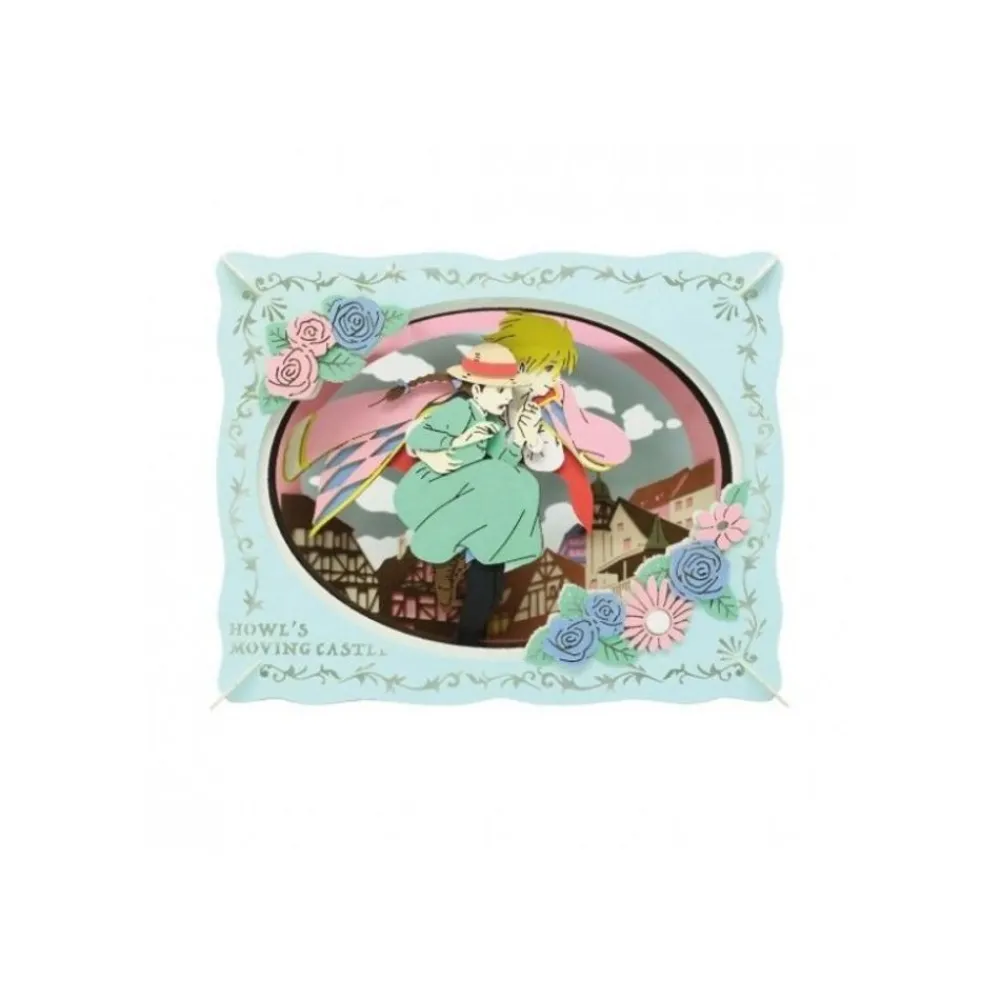 Maison Ghibli Paper Theater Hauru & Sophie In The Sky - Howl'S Moving Castle