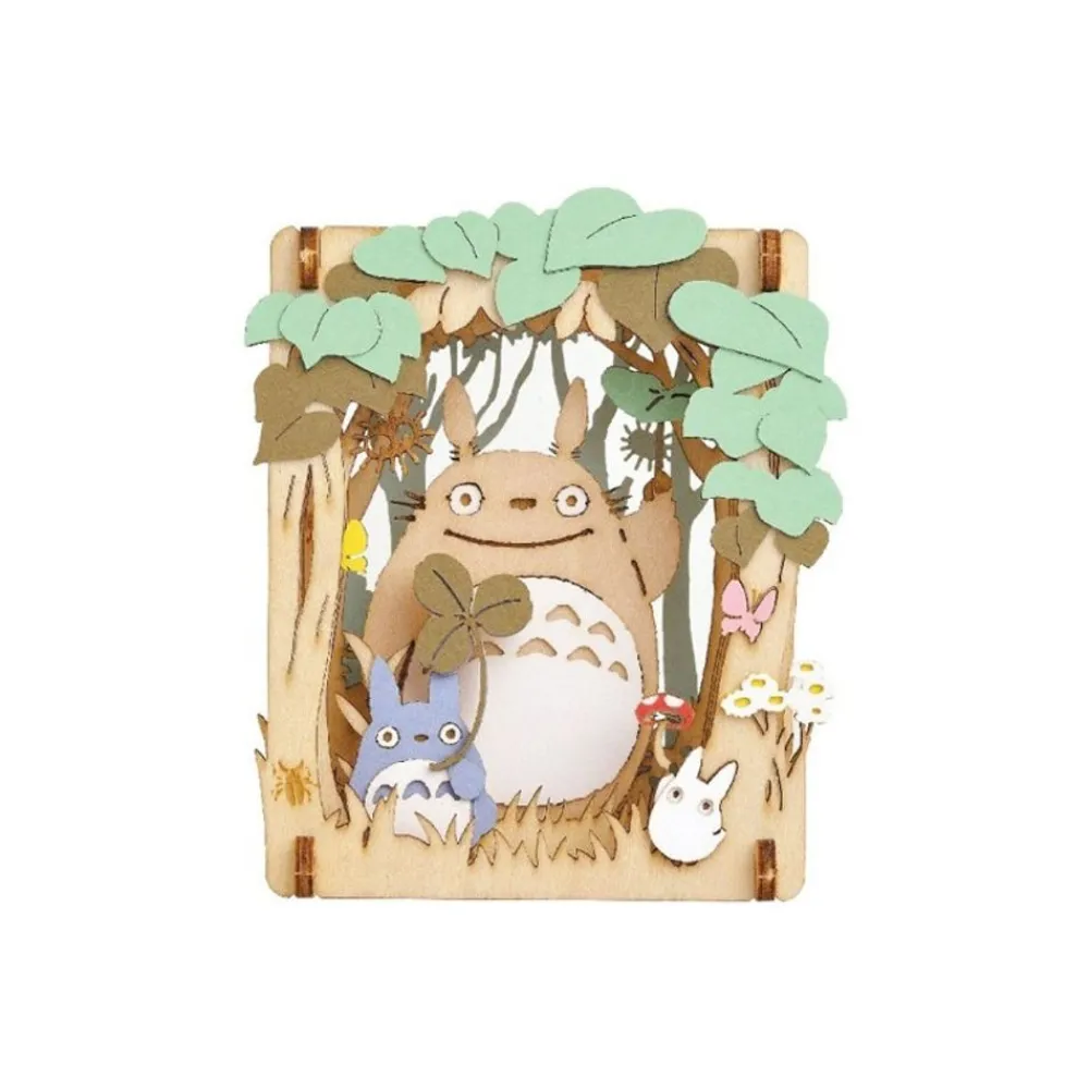 New Maison Ghibli Paper Theater Wood Style Totoro Dondoko - My Neighbor Totoro
