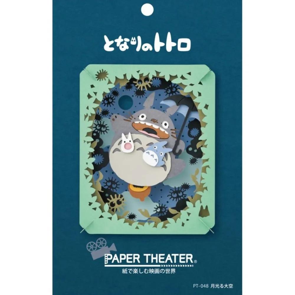 Hot Maison Ghibli Paper Theatre Totoro Under The Moon - My Neihgbor Totoro