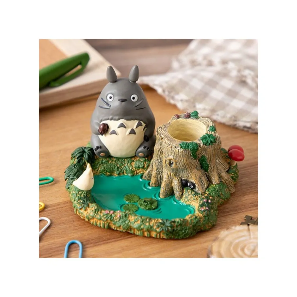 New Maison Ghibli Pencil Holder Figurines Totoro By The Pond - My Neighbor Totoro
