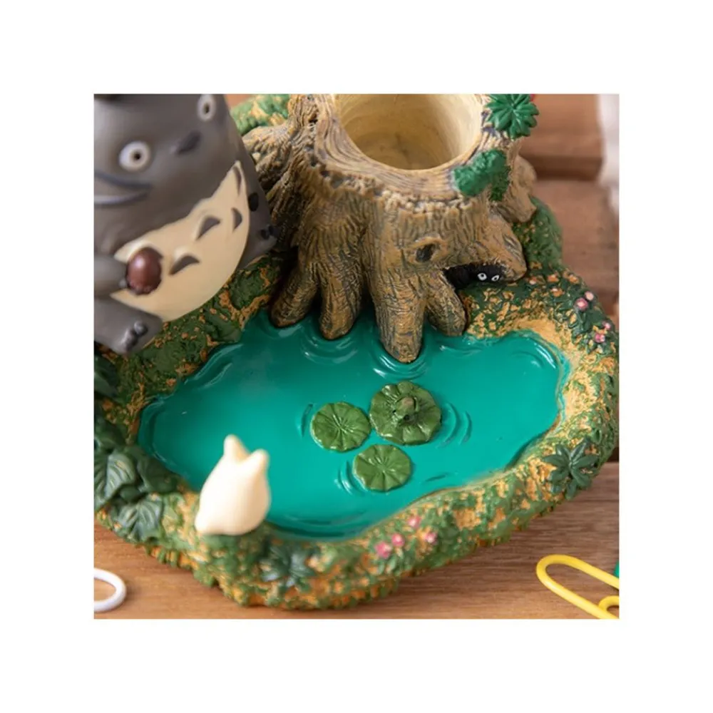 New Maison Ghibli Pencil Holder Figurines Totoro By The Pond - My Neighbor Totoro