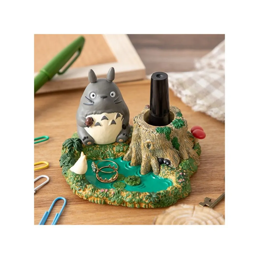 New Maison Ghibli Pencil Holder Figurines Totoro By The Pond - My Neighbor Totoro