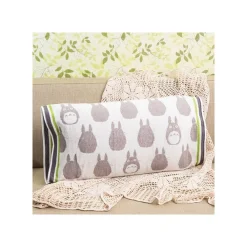 Best Maison Ghibli Pillow Cover Big Totoro'S Shilouette - My Neighbor Totoro