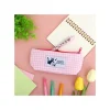 Maison Ghibli Pink Checkered Pencil Case - Kiki'S Delivery Service