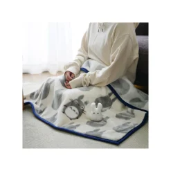Best Maison Ghibli Plaid Big Totoro Silhouette 70X100 Cm - My Neighbor Totoro