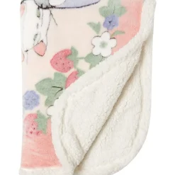 Sale Maison Ghibli Plaid Jiji & Lily With Strawberries 70X100 Cm - Kiki'S Delivery Servi