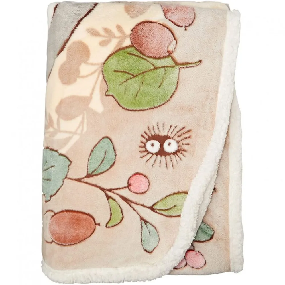New Maison Ghibli Plaid Totoro Leaves And Nuts 70X100 Cm - My Neighbor Totoro