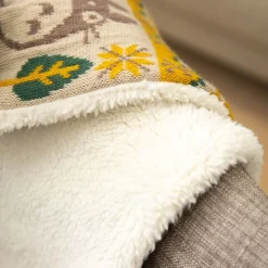 Clearance Maison Ghibli Pom Pom Scarf Totoro & Soot Sprites - My Neighbor Totoro