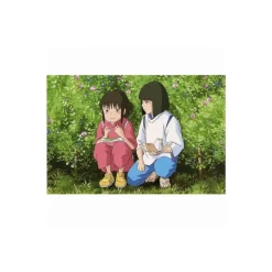 Hot Maison Ghibli Postcard Chihiro & Haku Onigiri - Spirited Away