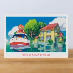Best Maison Ghibli Postcard Ponyo - Ponyo On The Cliff