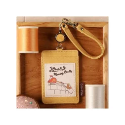 Clearance Maison Ghibli Pouch Card Holder Calcifer & Heen - Howl'S Moving Castle