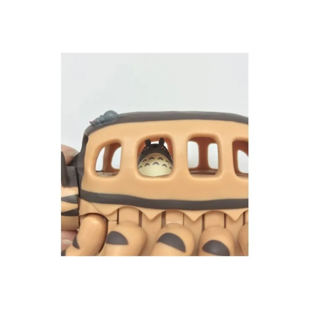 New Maison Ghibli Pull Back Collection Figurine Catbus With Tororo Inside - My Neighbor
