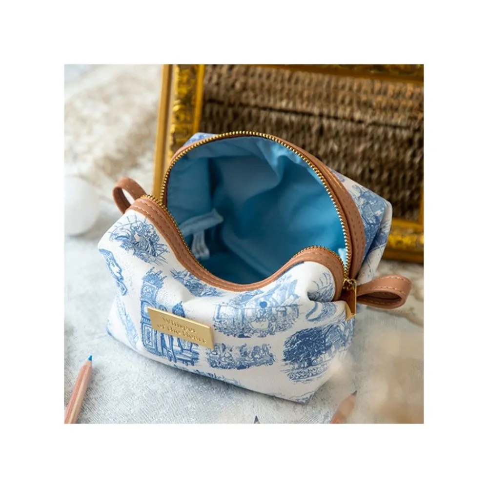 Outlet Maison Ghibli Round Toilet Bag Blue Nostalgia - Whisper Of The Heart