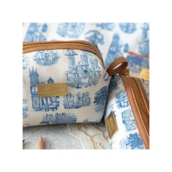 Outlet Maison Ghibli Round Toilet Bag Blue Nostalgia - Whisper Of The Heart