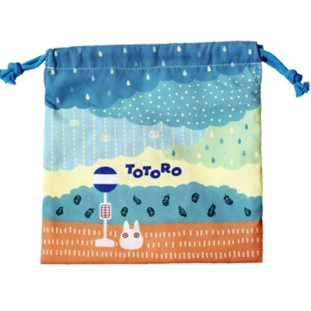 Best Maison Ghibli Satchel With Lanyard Totoro Under The Rain 20 X 19 Cm - My Neighbor T