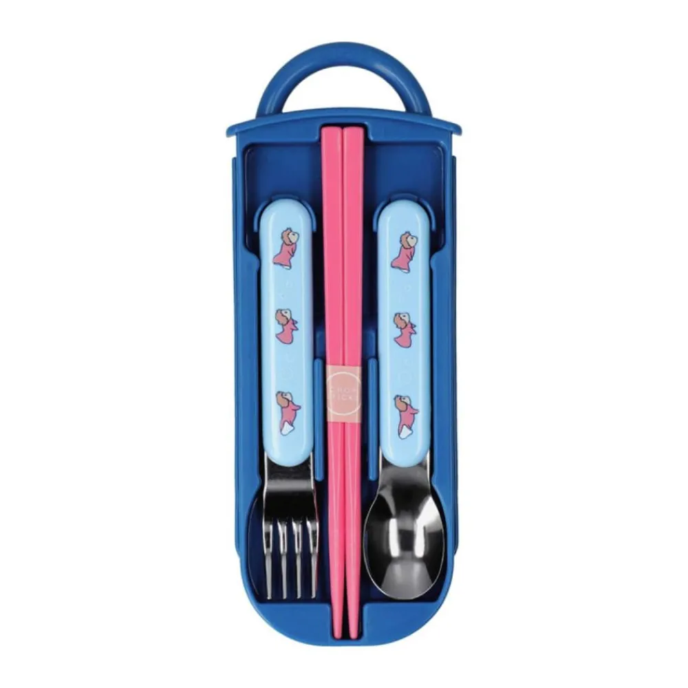 Online Maison Ghibli Set Chopsticks Spoon Fork Ponyo In The Ocean - Ponyo On The Cliff
