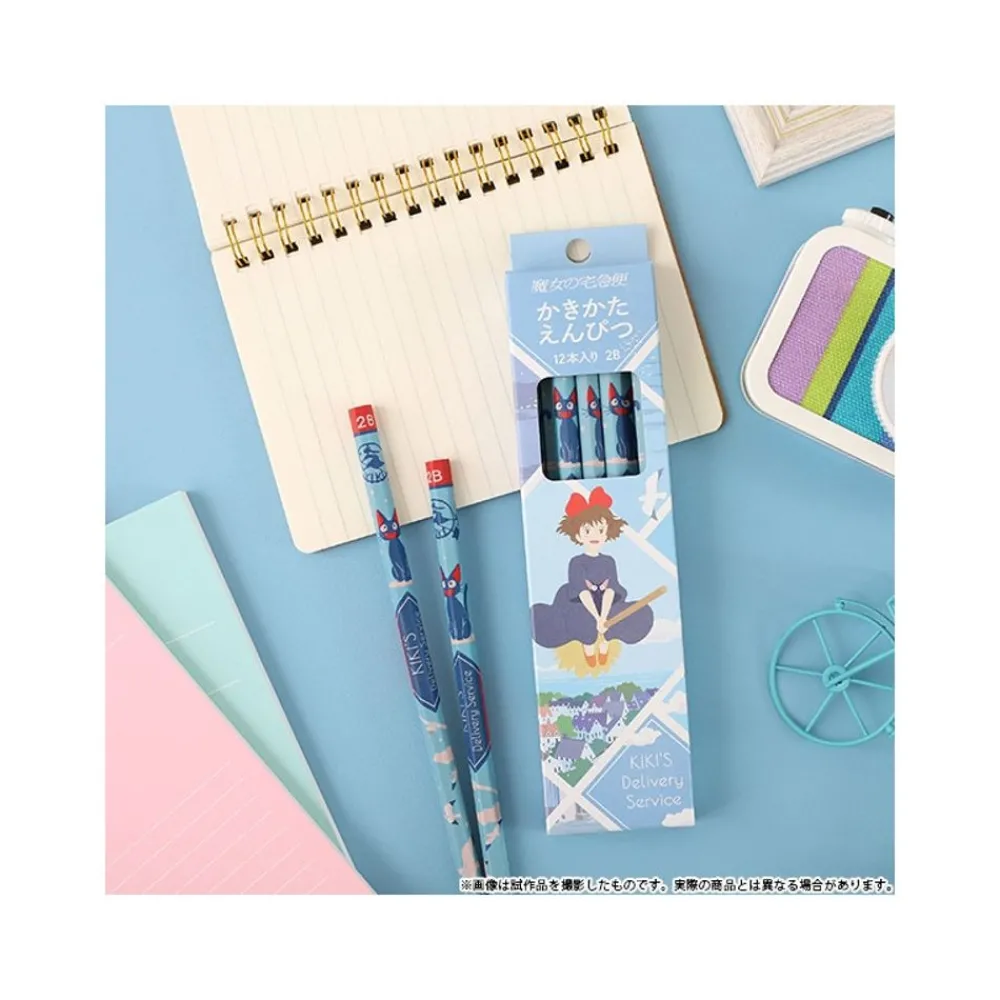 Sale Maison Ghibli Set Of 12 2B Pencils Flying Kiki - Kiki'S Delivery Service