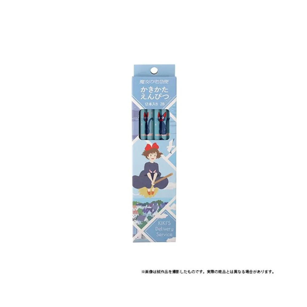 Sale Maison Ghibli Set Of 12 2B Pencils Flying Kiki - Kiki'S Delivery Service