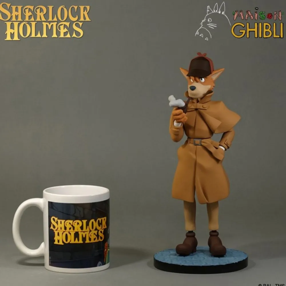 Hot Maison Ghibli Sherlock Holmes Statue - Semic Animation Collection
