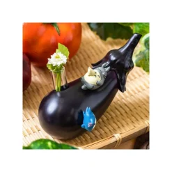 Sale Maison Ghibli Single Vase Vegetal Aubergine - My Neighbor Totoro