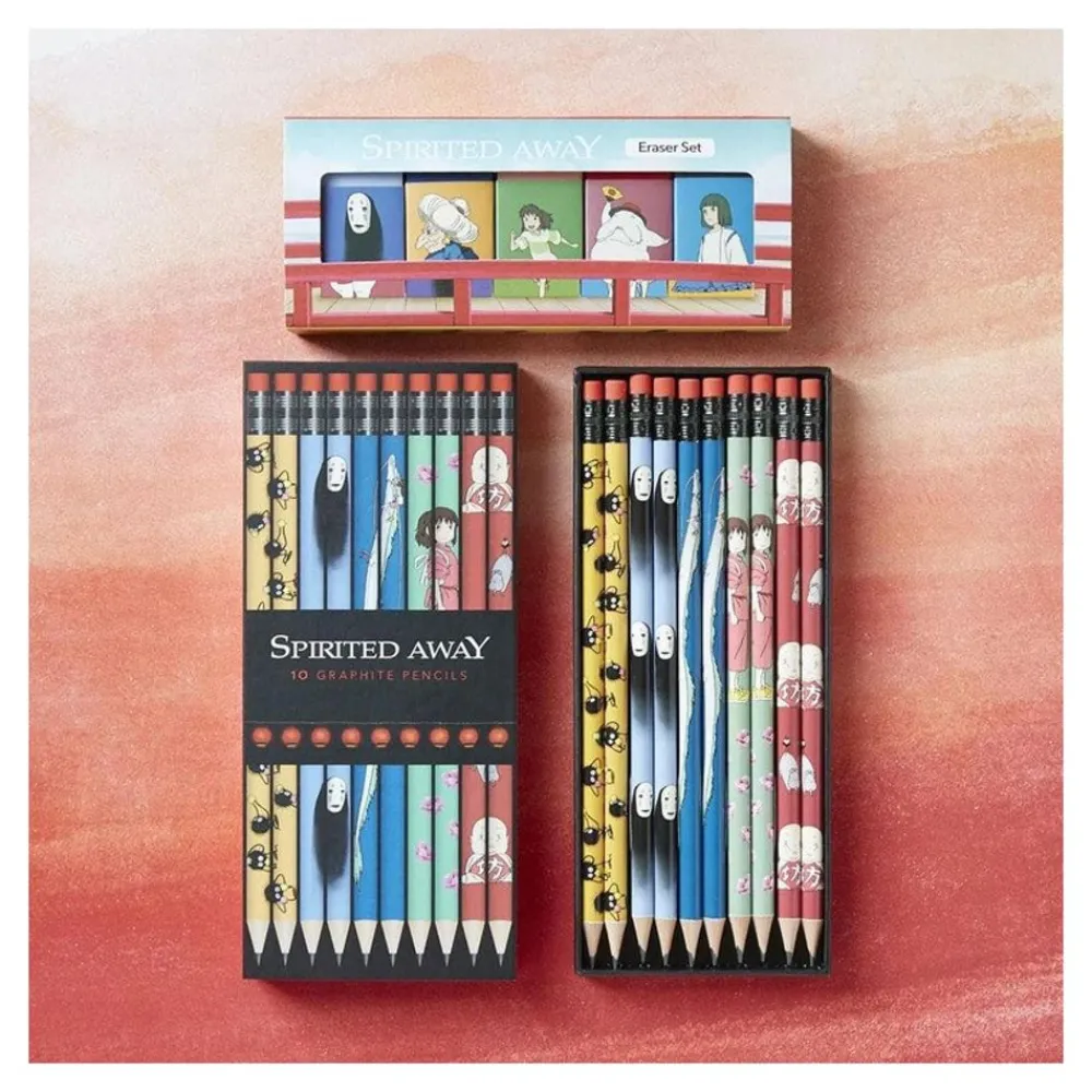 Sale Maison Ghibli Spirited Away Eraser Set - Spirited Away