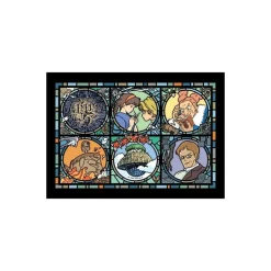 Online Maison Ghibli Stained Glass Puzzle 208P - Castle In The Sky