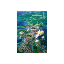 Discount Maison Ghibli Stained Glass Puzzle 500P Koriko City'S Sky - Kiki'S Delivery Service