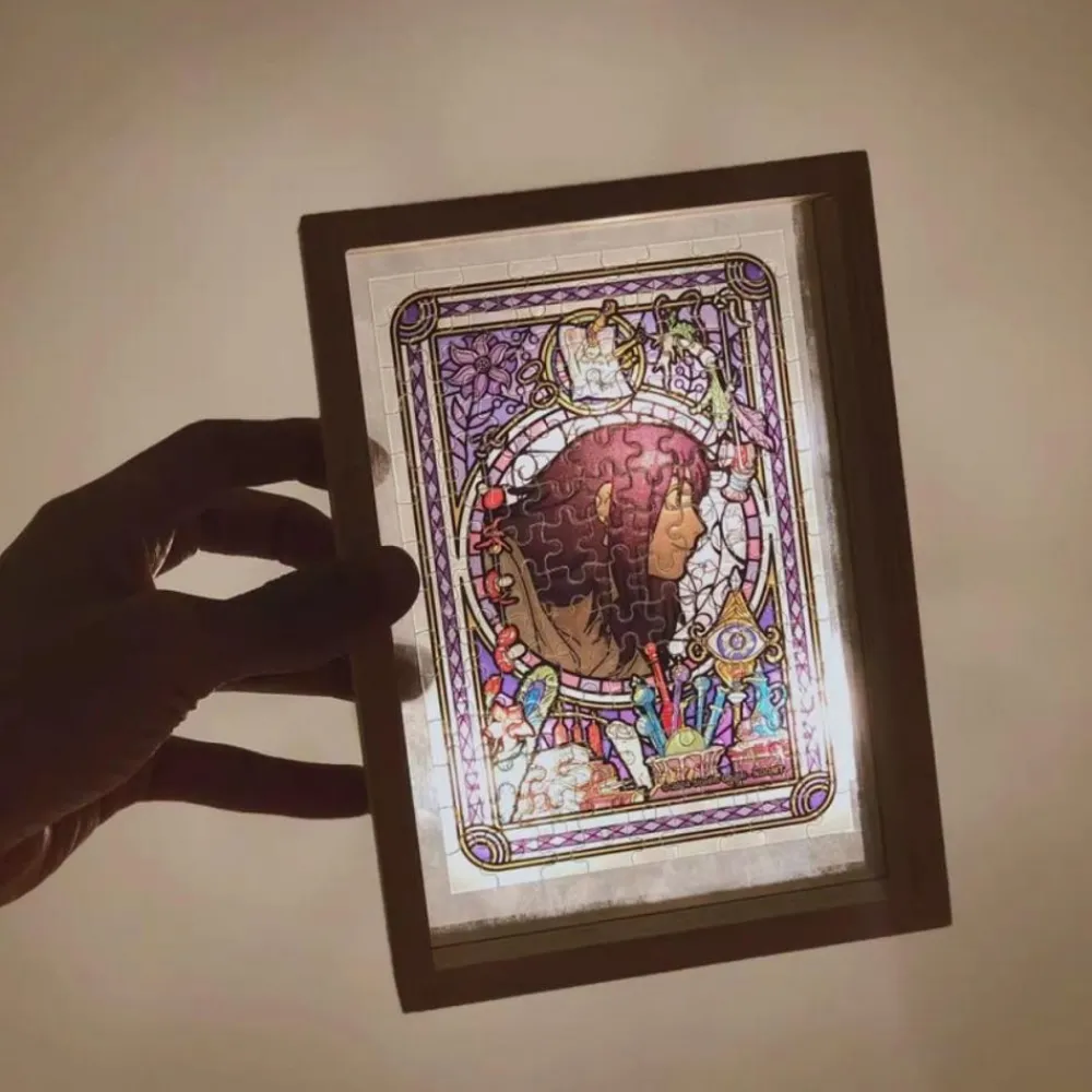 New Maison Ghibli Stained Glass Puzzle 126P No Face - Spirited Away