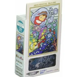 Clearance Maison Ghibli Stained Glass Puzzle 126P Ponyo Under The Sea - Ponyo On The Cliff
