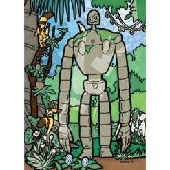 New Maison Ghibli Stained Glass Puzzle 126P Robot Gardener - Castle In The Sky
