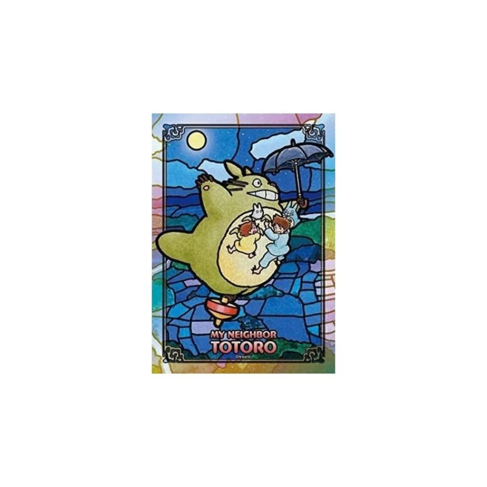 Hot Maison Ghibli Stained Glass Puzzle 208P Totoro Under The Moon - My Neighbor Totoro