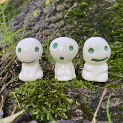 Hot Maison Ghibli Statue Kodama A & 1 Blind Power Stone - Princess Mononoke