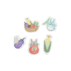 New Maison Ghibli Sticker Set Break Time Vegetables - My Neighbor Totoro