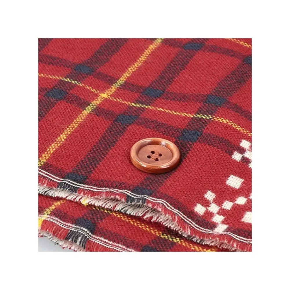 Discount Maison Ghibli Stole With Button Jiji Check Pattern - Kiki'S Delivery Service