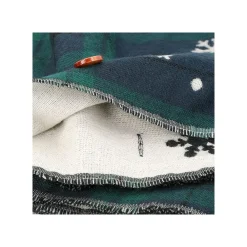 Clearance Maison Ghibli Stole With Button Totoro Check Pattern - My Neighbor Tororo