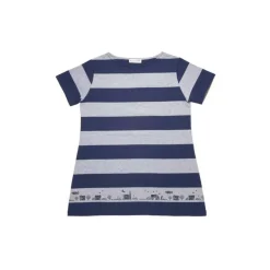 Online Maison Ghibli Striped Tunic Top Kiki Koriko Town Black White - Kiki'S Delivery Service