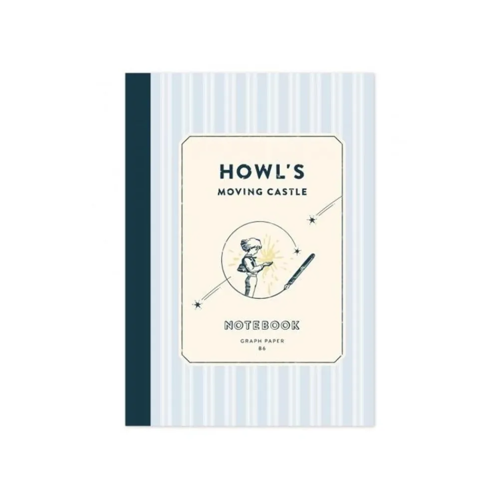 Sale Maison Ghibli Stripes Notebook 12,8 X 18,2 Cm - Howl'S Moving Castle