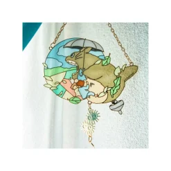 New Maison Ghibli Sun Catcher Stained Glass Totoro - My Neighbor Totoro
