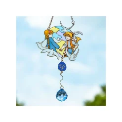 Sale Maison Ghibli Sun Catcher Stained Glass Sheeta & Pazu - Castle In The Sky