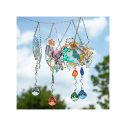 Sale Maison Ghibli Sun Catcher Stained Glass Sheeta & Pazu - Castle In The Sky