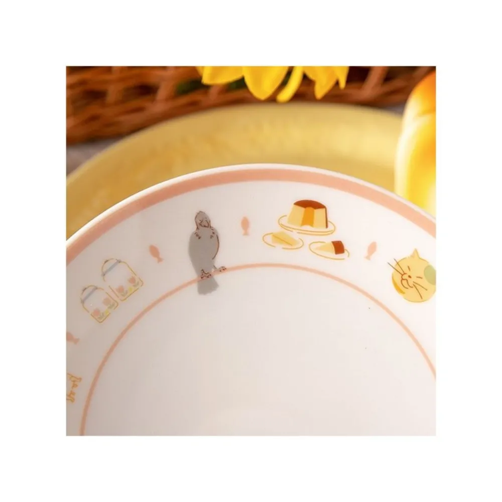 Online Maison Ghibli Tea Time & Cat Plate - The Cat Returns